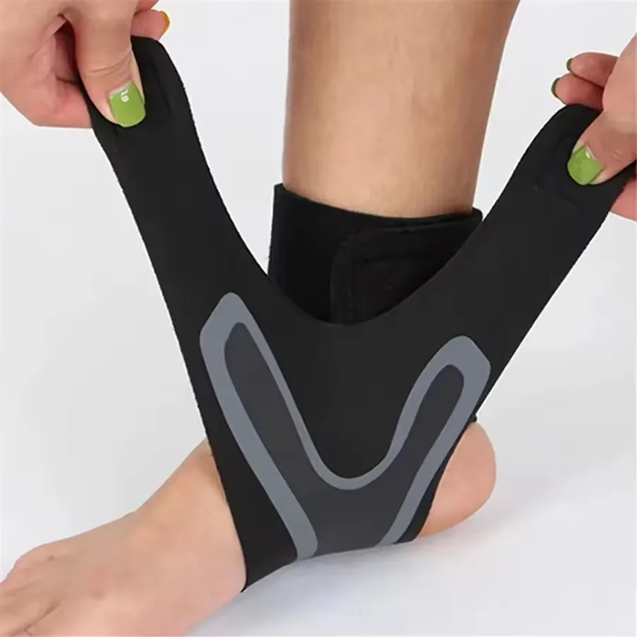 Ankle Brace Sock - Supporto per Caviglia, Fascia Compressiva Traspirante,